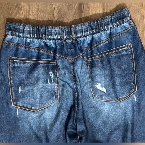 Democracy Skyrise Sublimated Jogger Pants Women’s Sz L Ab Technology Pull On NWT - Picture 10 of 15